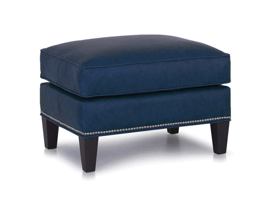 Smith Brothers 530 Ottoman in Leather