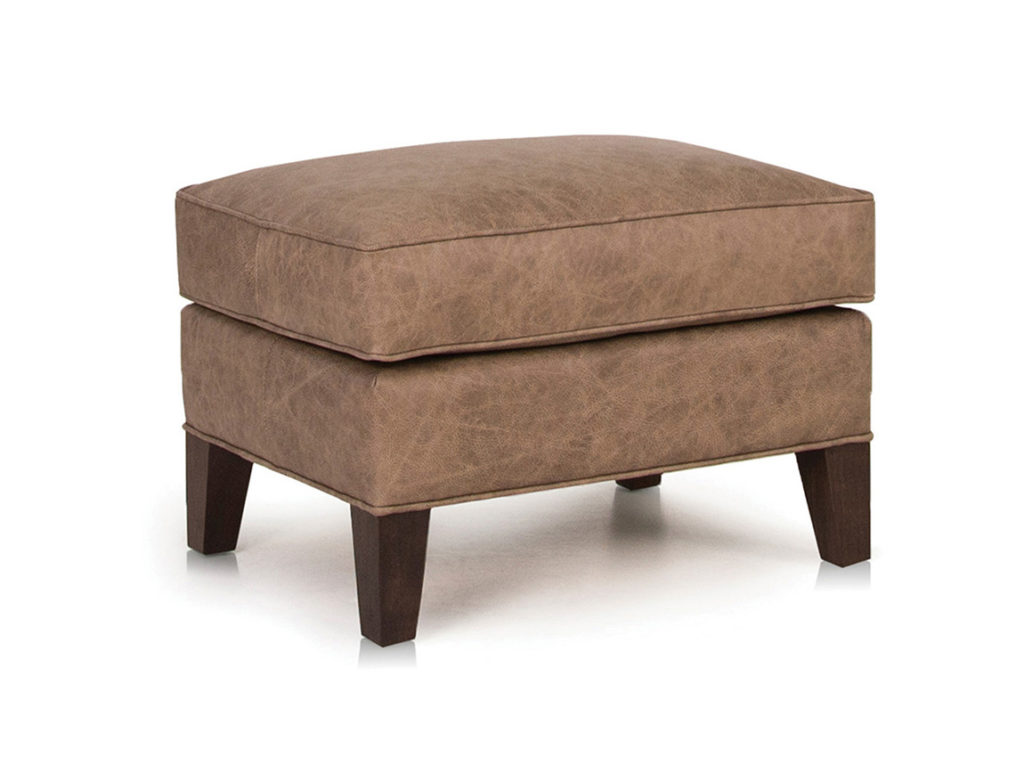 Smith Brothers 825 Ottoman in Leather