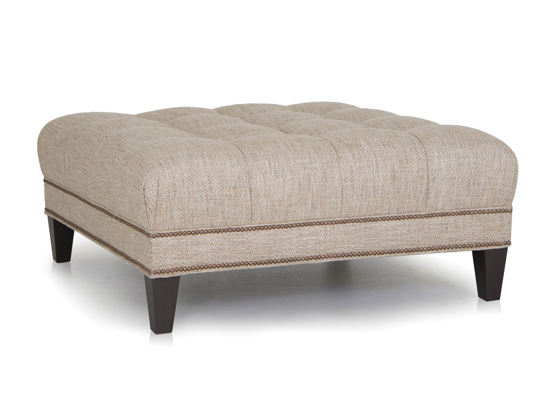 Smith Brothers 891 Cocktail Ottoman in Fabric