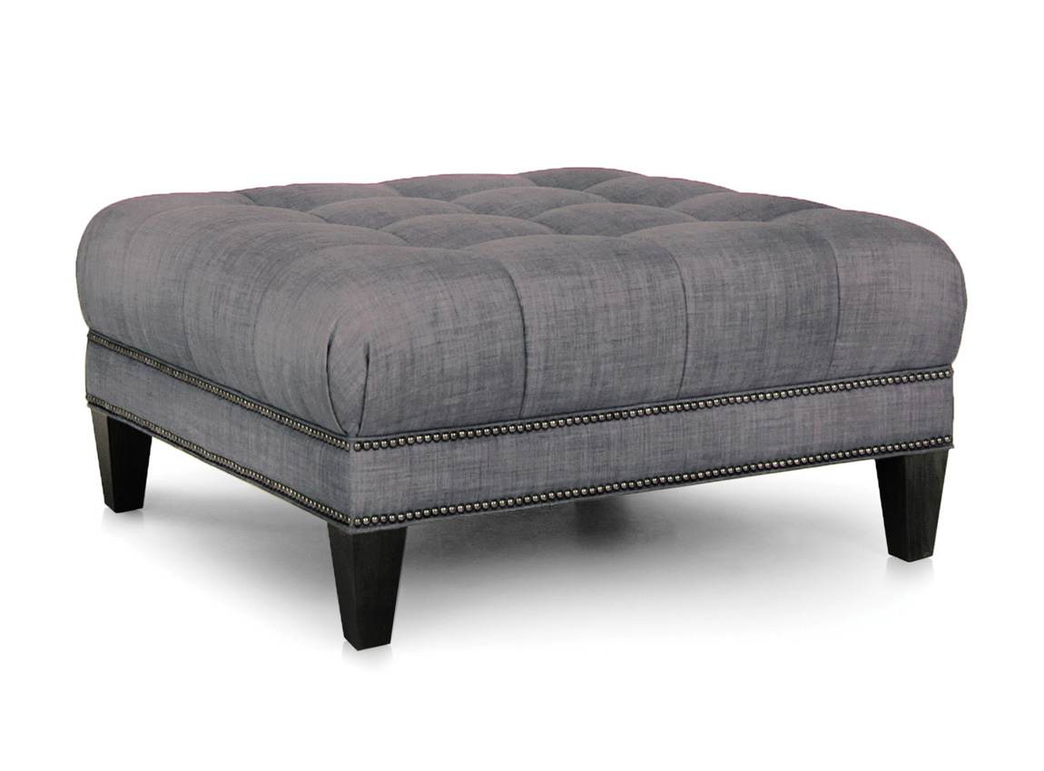 Smith Brothers 891 Cocktail Ottoman in Fabric