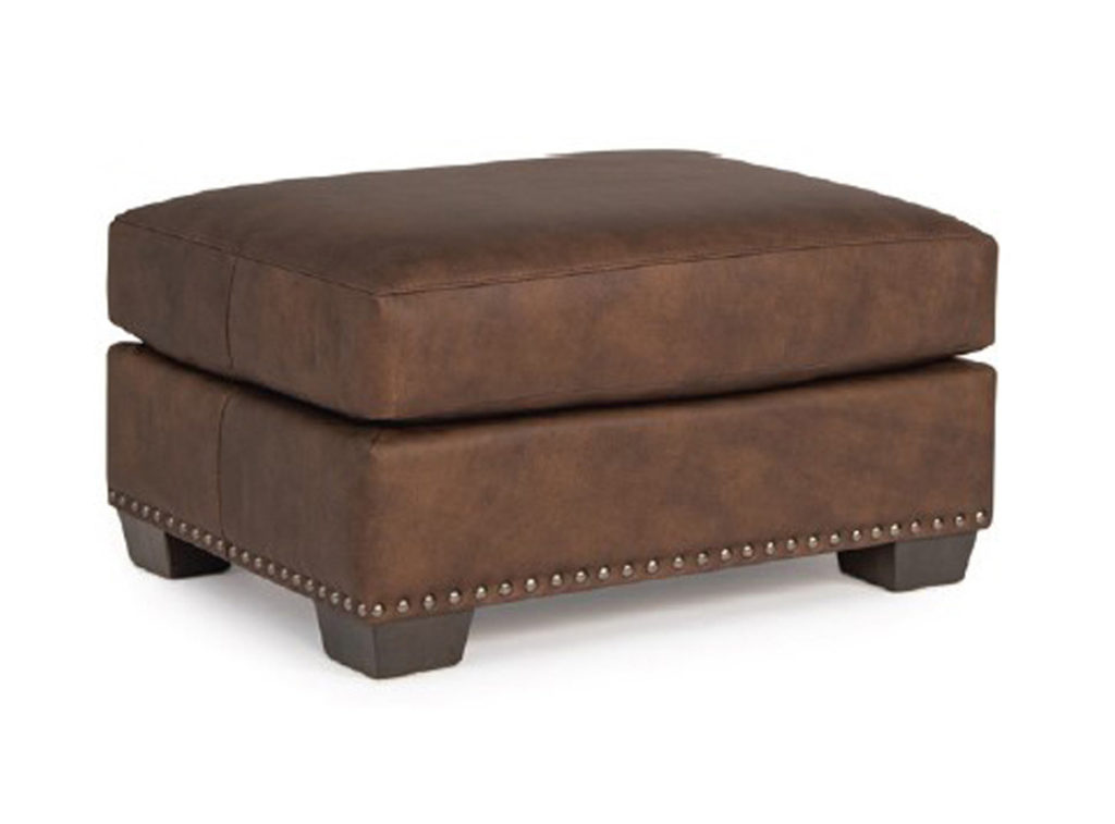 Smith Brothers 9000 Ottoman in Leather