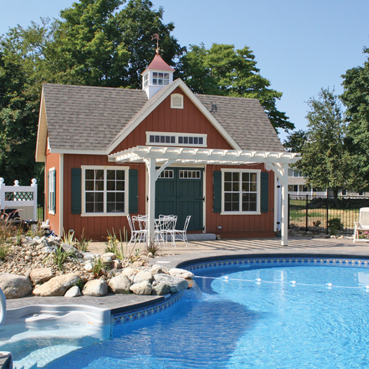 14x24 t-111 pool house in Salem, MA