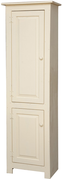 Vintage Pine New England 2-Door Cabinet