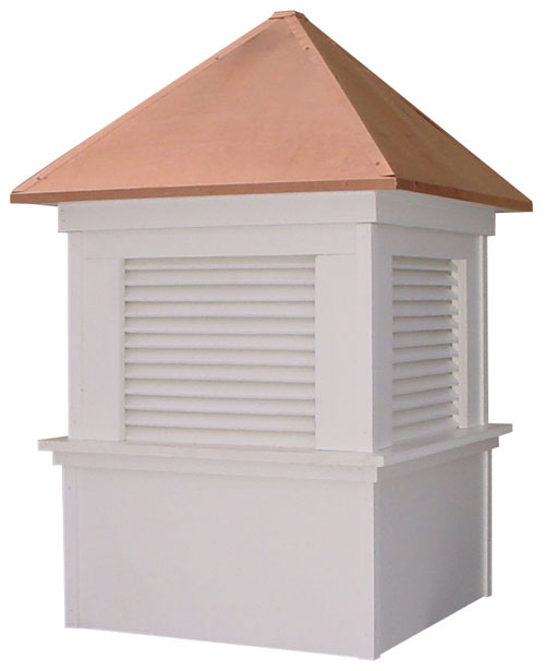 Hilton Square, Louvered Cupola w/ Straight Copper Roof