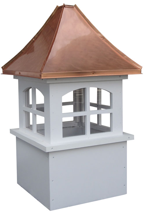 Skyline Square, Window Cupola w/ Concave Copper Roof