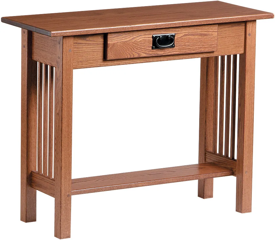 Mission Console Table with Drawer