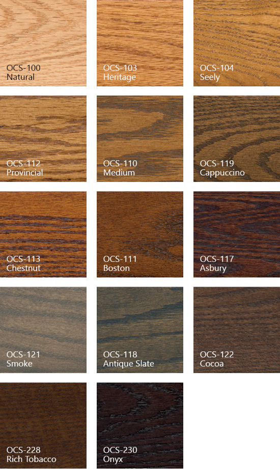 OCS Oak Stains