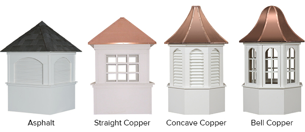 Cupola roofing materials