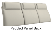 Padded Panel Back