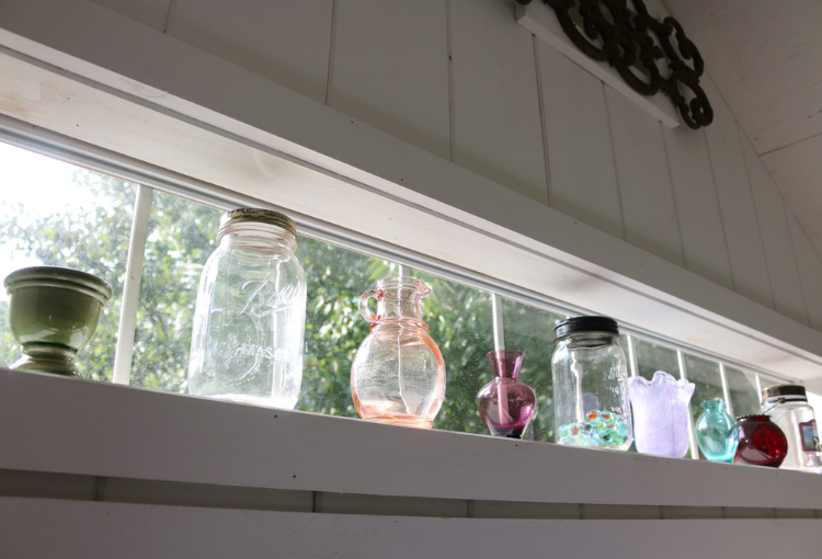 Vases in The Pottage window