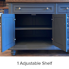 Doors with 1 Adjustable Shelf