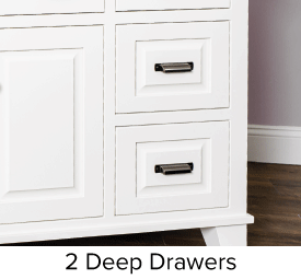 2 Deep Drawers