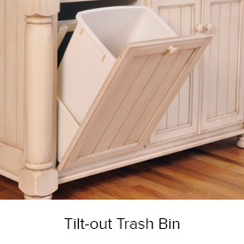 Tilt-out Trash Bin