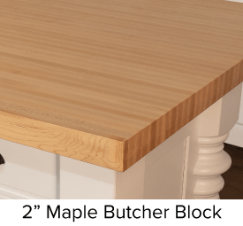2″ Maple Butcher Block Top