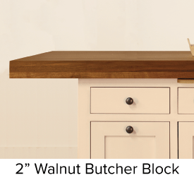 2″ Walnut Butcher Block Top