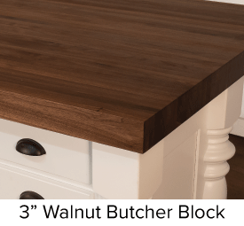 3″ Walnut Butcher Block Top