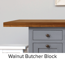 Walnut Butcher Block Top
