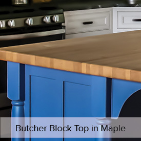 Butcher Block Top in Maple