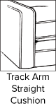 Track Arm Straight Cushion