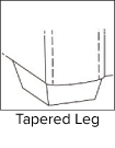 Tapered Leg