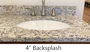 4″H Backsplash