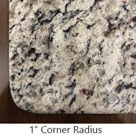 1″ Radius Corners