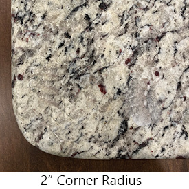 2″ Radius Corners